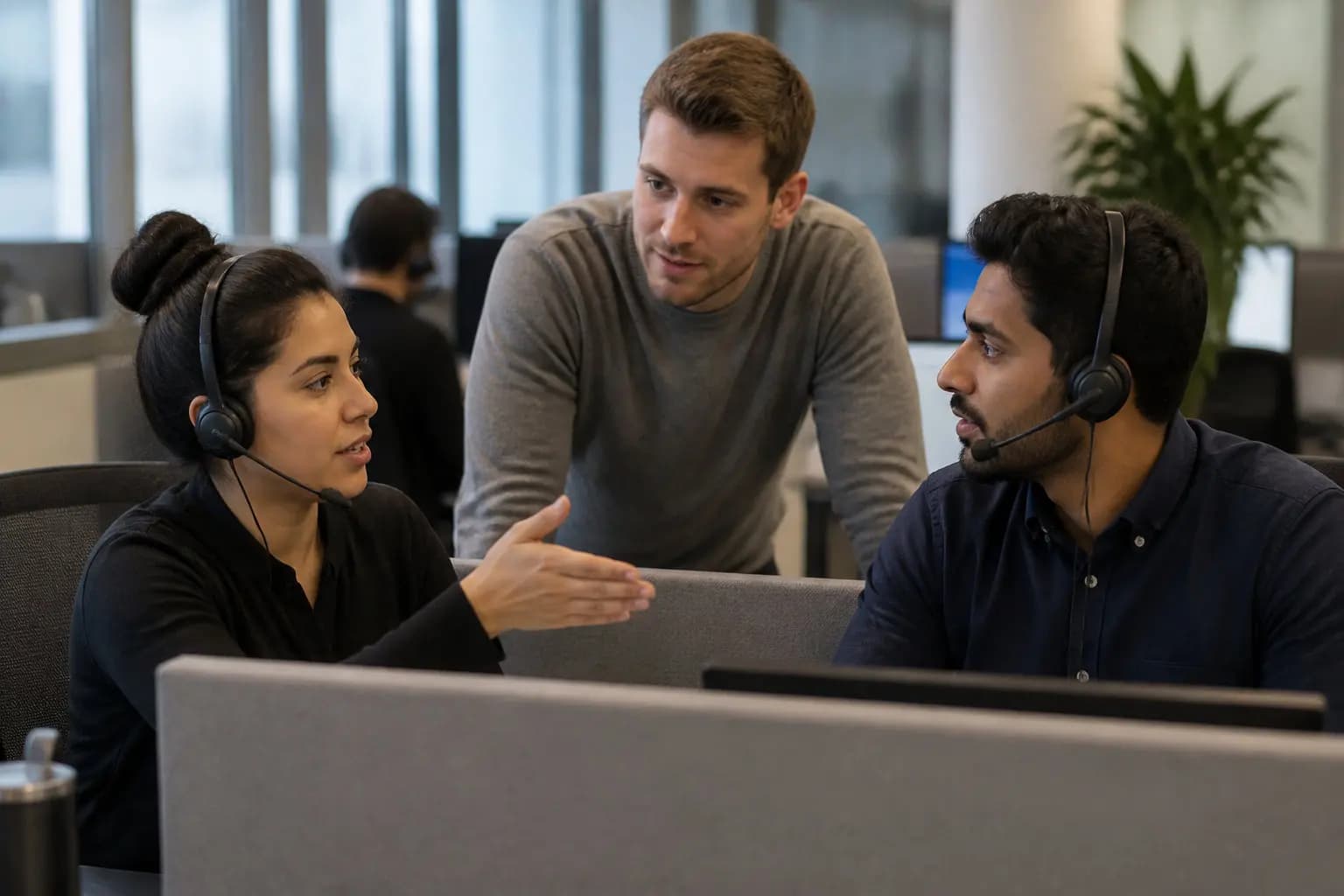 How can you combine AI and human expertise online?